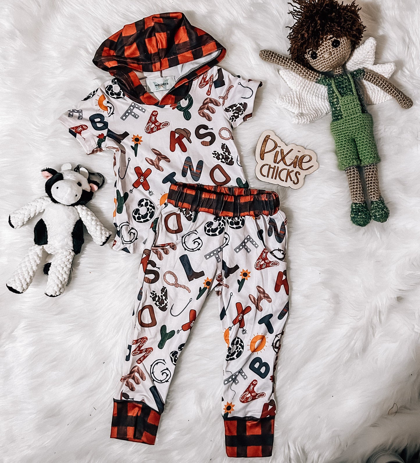 RTS ABCowboy Lounge Set - 12/18M