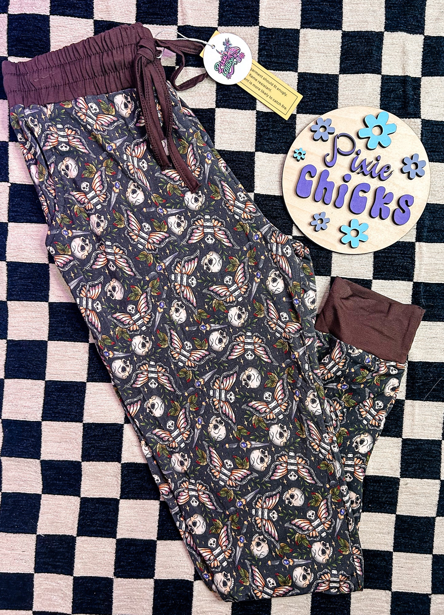 Ghoulish Hawkmoth Bamboo Adult Joggers - RTS