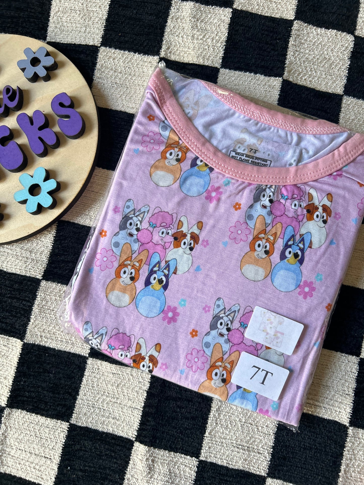 Easter Blue - 7T - Two-Piece Short - Unbranded Bamboo