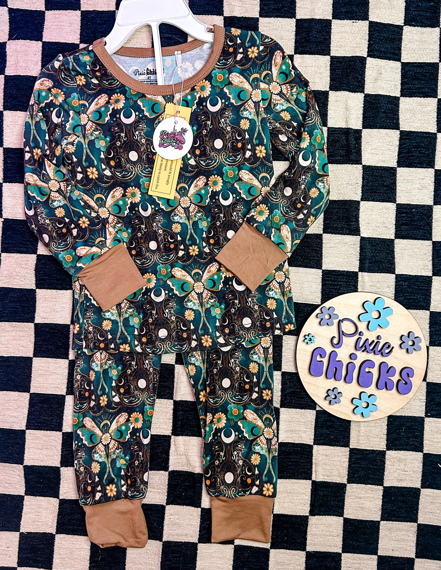 Lunar Serenity Bamboo Two Piece Long Set - RTS