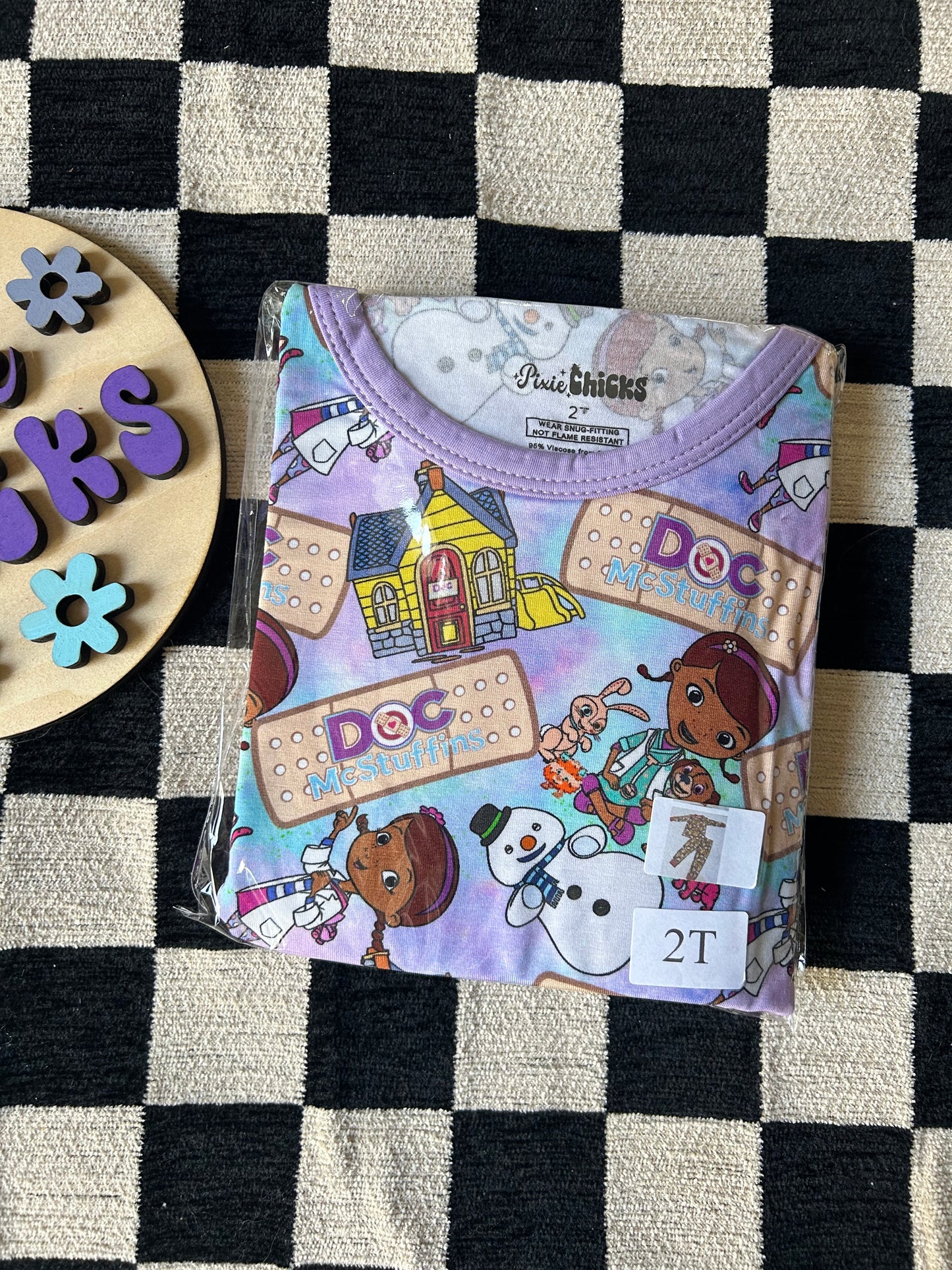 Doc Mcstuffins - Two Piece Long - 2T - Pixie Bamboo