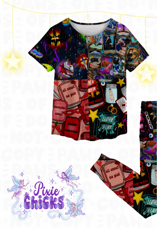 PREORDER "Cozy Bookish Mom Collection" Pocket Tee