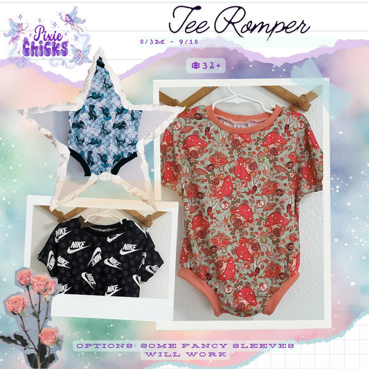 Tee Romper (Bubble)