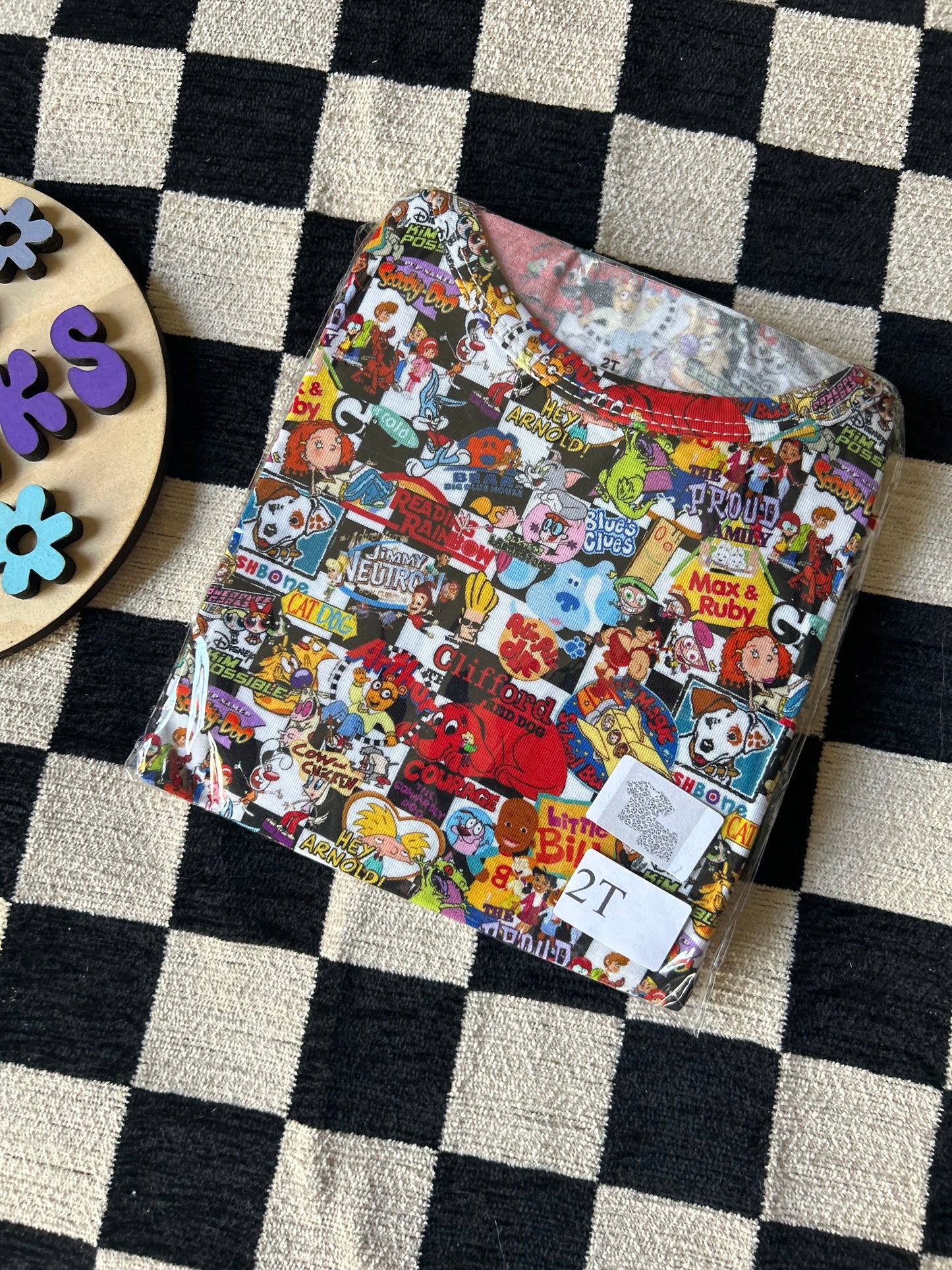 Oldie Cartoons - 2T - Two-Piece Short - Unbranded Bamboo