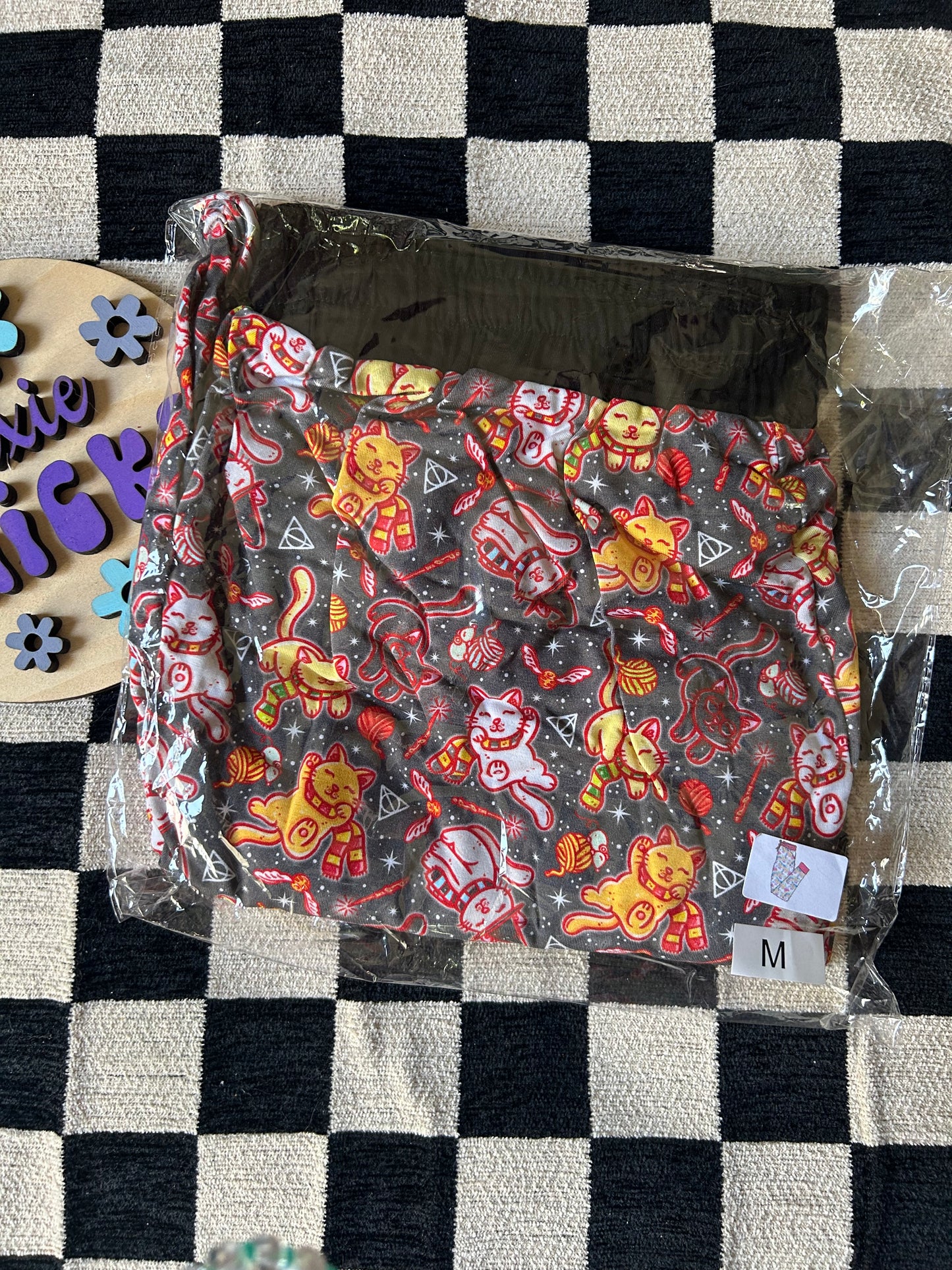 HP Kitties - Lounge Pants - Medium Adult - Pixie Bamboo