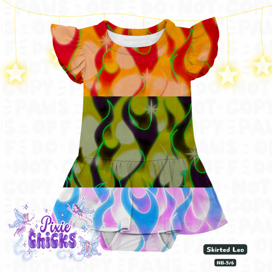 PREORDER "Twin Flame Collection" Skirted Leo