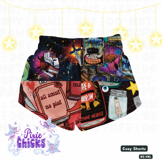 NEW PREORDER "Cozy Bookish Mom Collection" Lounge Shorts