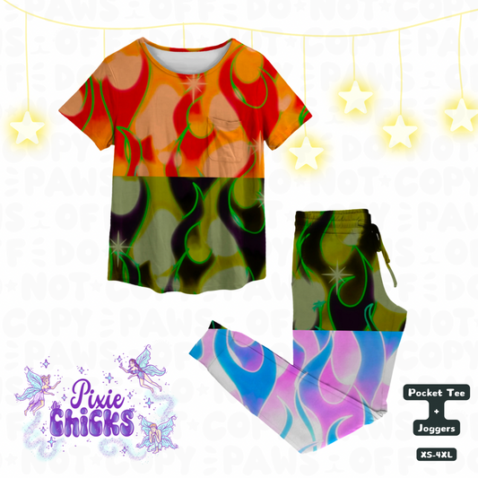 PREORDER "Twin Flame Collection" Two-piece Lounge Set