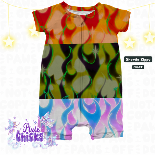 PREORDER "Twin Flame Collection" Zippie Shortie