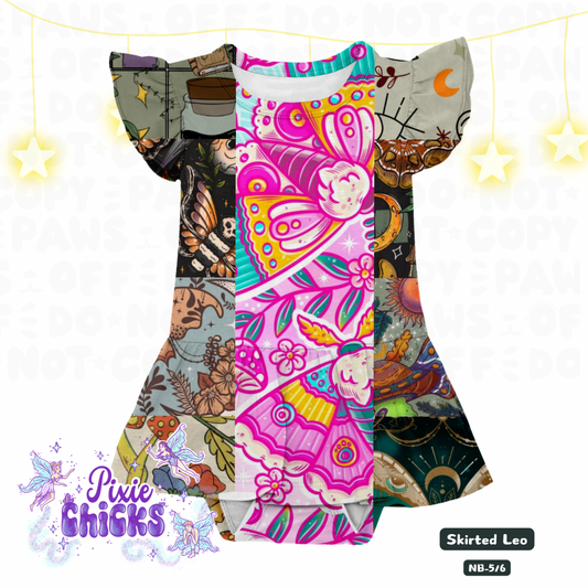 PREORDER "Moth Collection" Skirted Leo