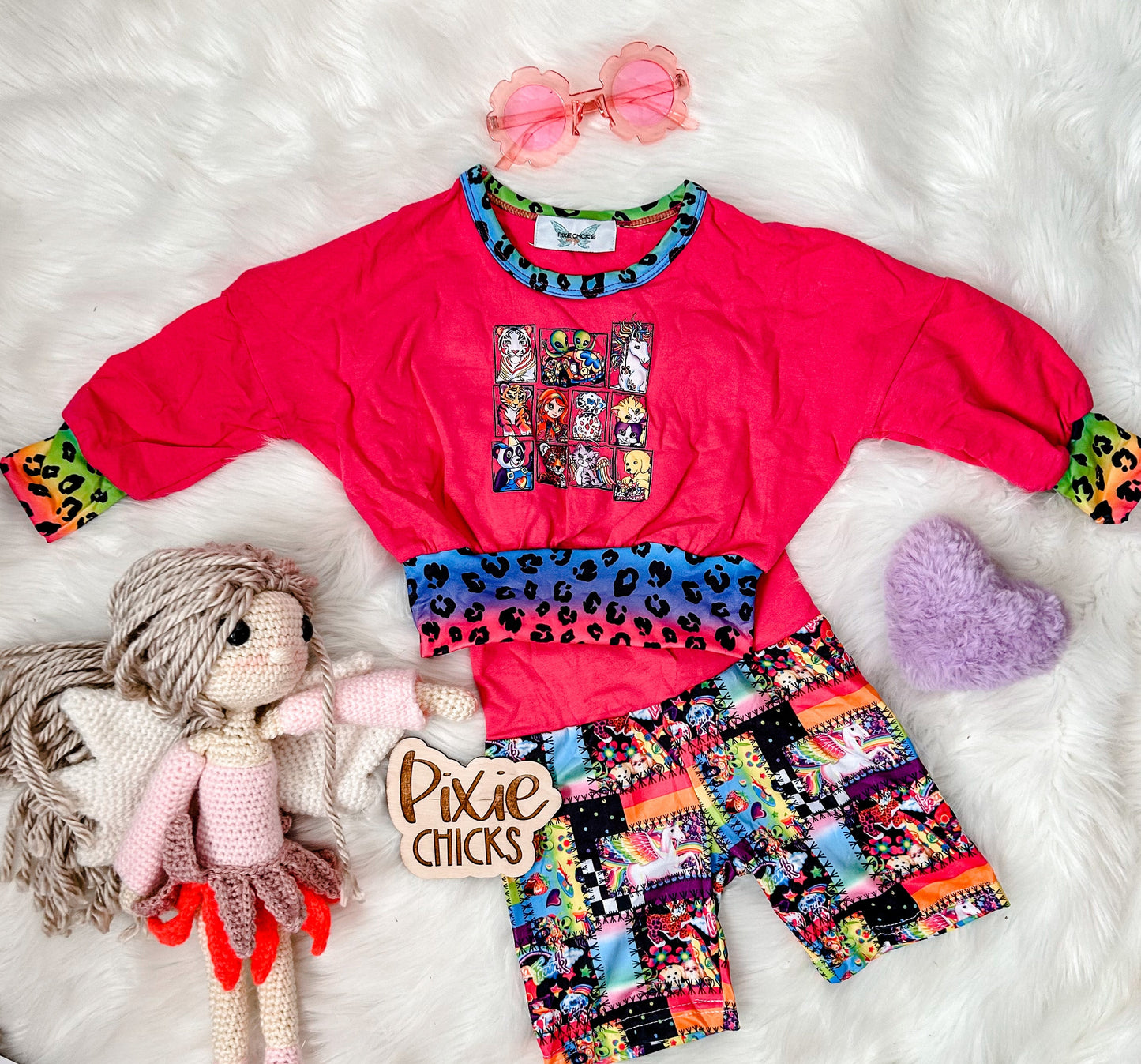 RTS Patchwork LF Lounge Set - 0/3M (FITS BIG)