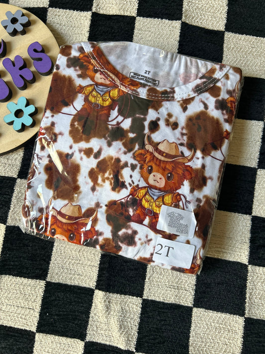 Cowboy - 2T - Two-Piece Short - Unbranded Bamboo