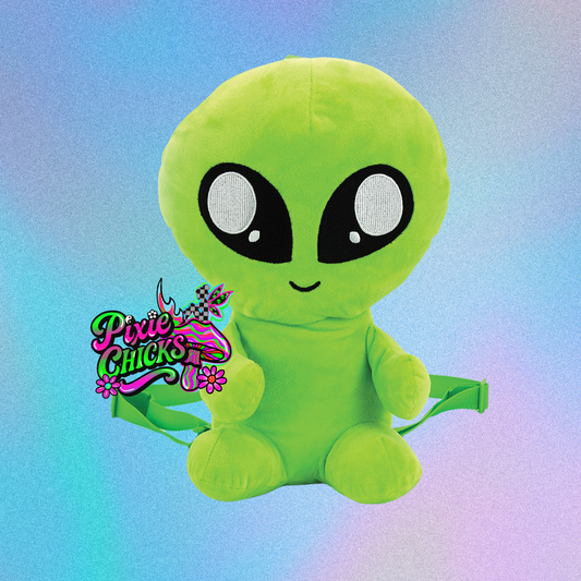 Stuffed Baby Alien Backpack