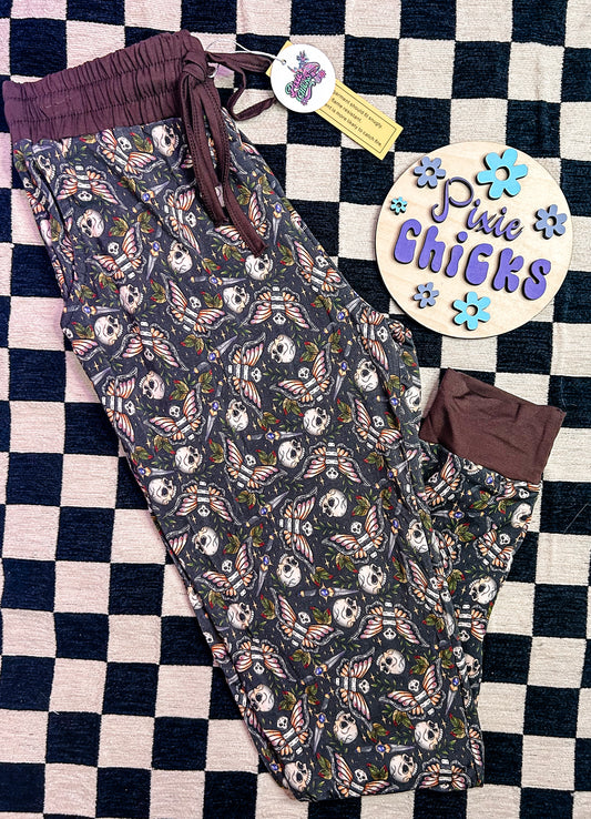 Ghoulish Hawkmoth Bamboo Adult Joggers - RTS