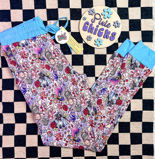 Wonderful Tea Party Adult Joggers - RTS