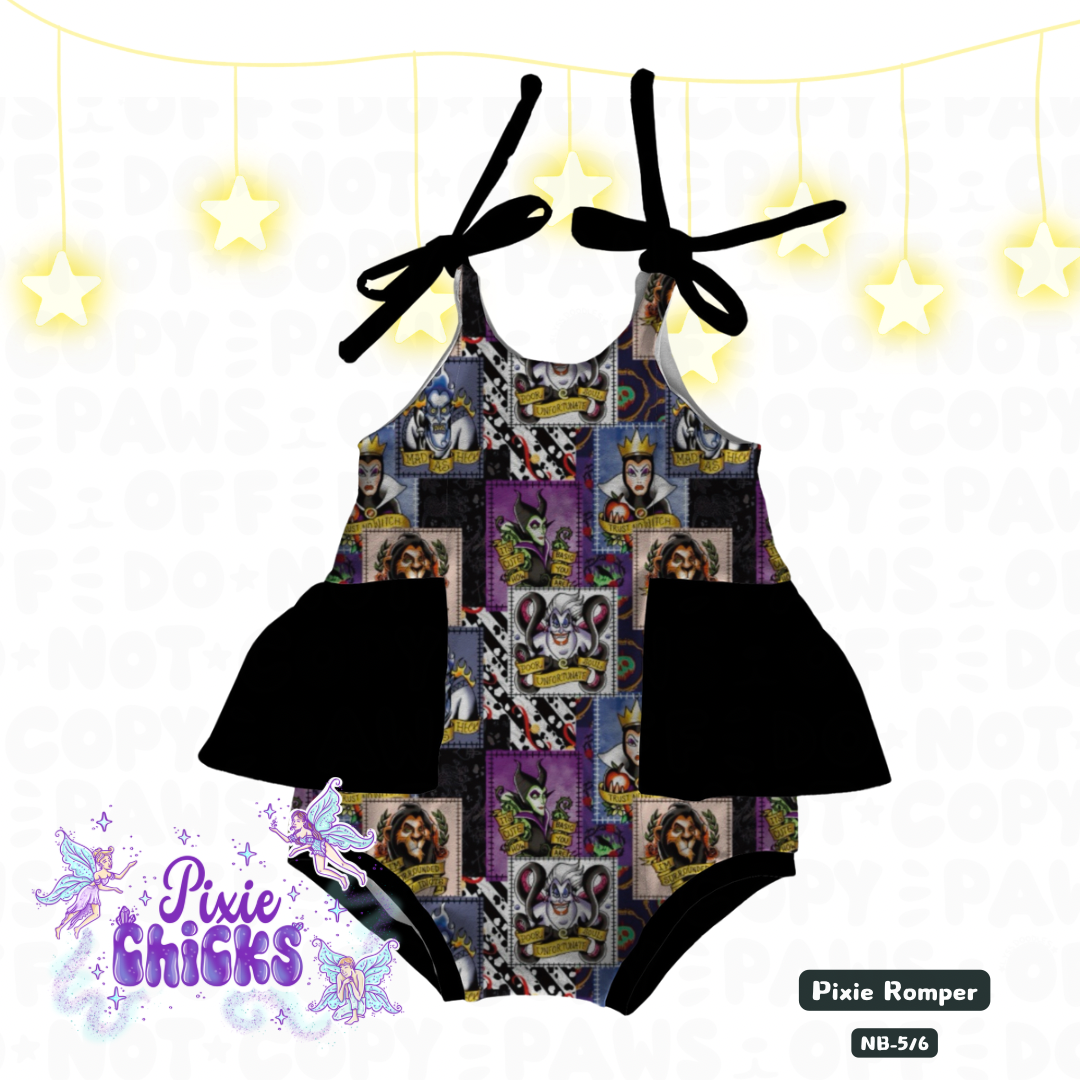 PREORDER "Villains Collection" Pixie Romper