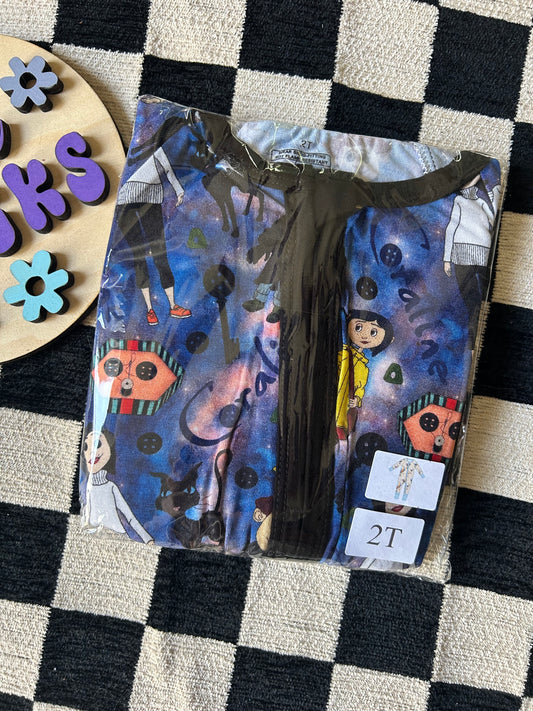 Coraline  - 2T - Zippie - Unbranded Bamboo