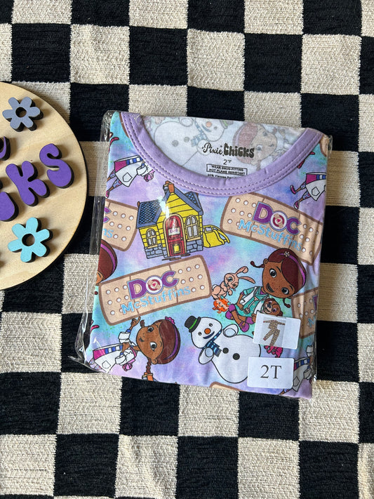 Doc Mcstuffins - Two Piece Long - 2T - Pixie Bamboo