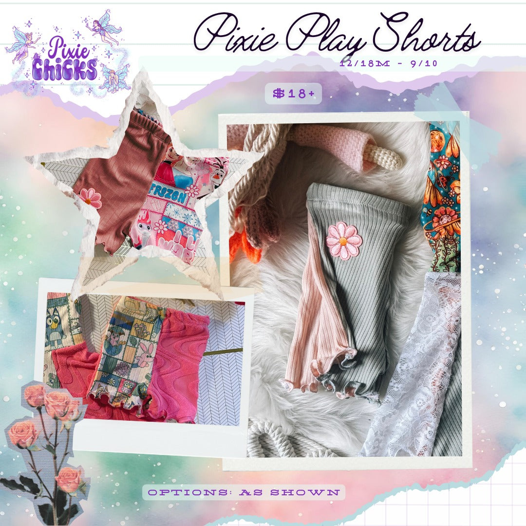 Mystery Make By Mama Pixie - Bummies, Play Shorts and Comfy Shorts