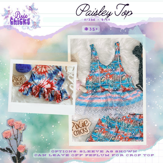 Paisley Peplum