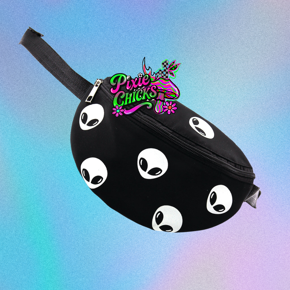 Glow in the Dark Alien Fanny Pack