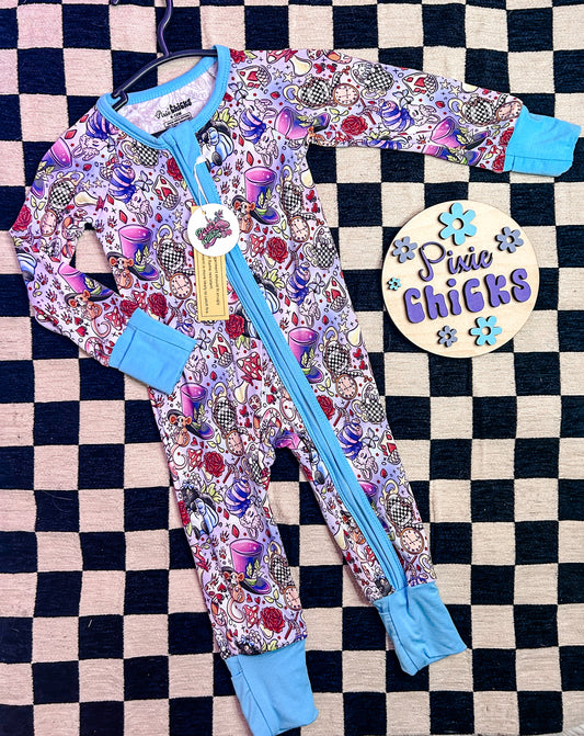 Wonderful Tea Party Bamboo Zippy - RTS