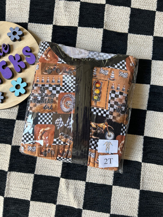 Wear Dirt - 2T - Zippie - Unbranded Bamboo