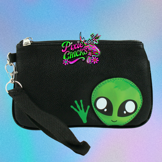 Friendly Alien Wristlet