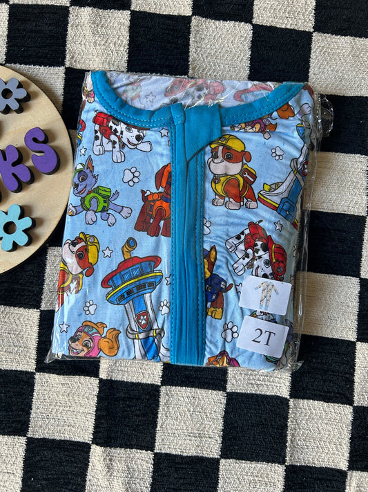 Paw Patrol - 2T - Zippie - Unbranded Bamboo