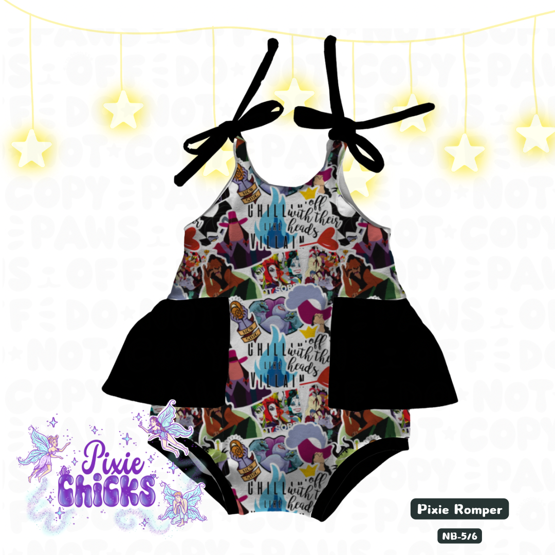 PREORDER "Villains Collection" Pixie Romper