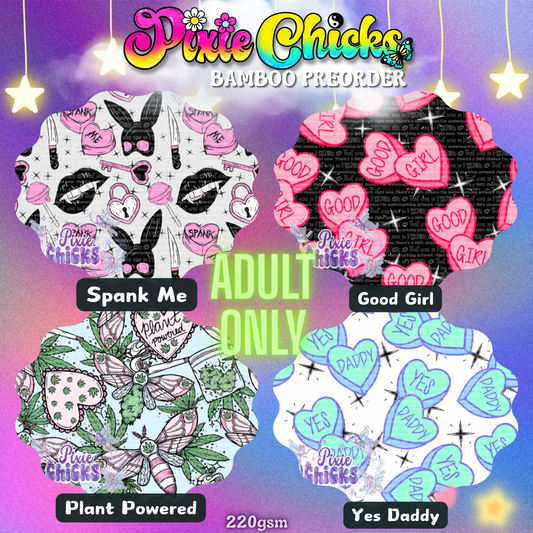 NEW Bamboo Preorder - ALL ADULT Styles